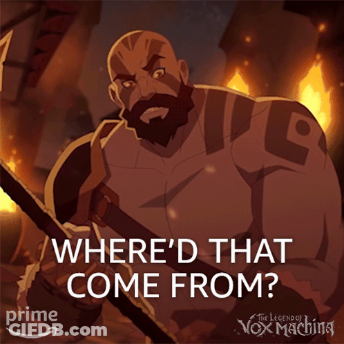 The Legend Of Vox Machina Man Holding Sword GIF