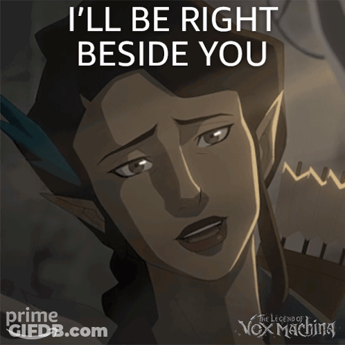 The Legend Of Vox Machina Poster With Woman GIF