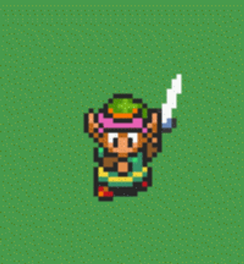 The Legend Of Zelda Game Link 2D Design GIF