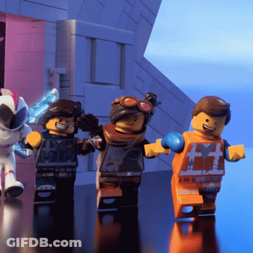 The Lego Movie Marching GIF