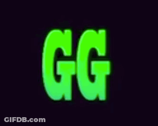 The Letters Gg Are Glowing In The Dark . GIF