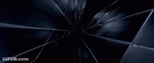 The Letters R And B Are Visible On A Black Background GIF