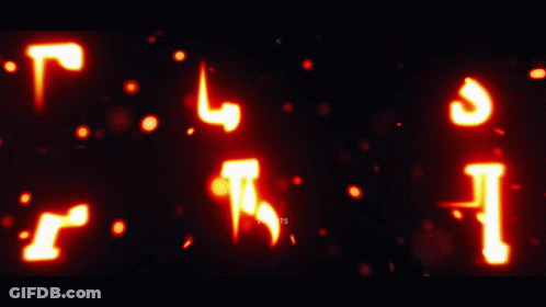 The Letters R L S T And R Are Lit Up GIF
