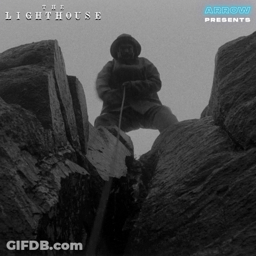 The Lighthouse Man Pulling Rope GIF