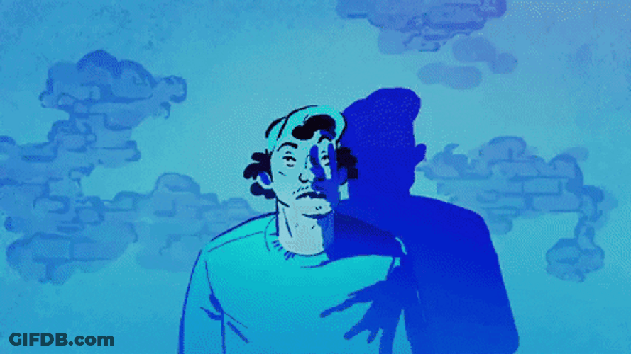 The Line Guy Rave Party Nodding GIF