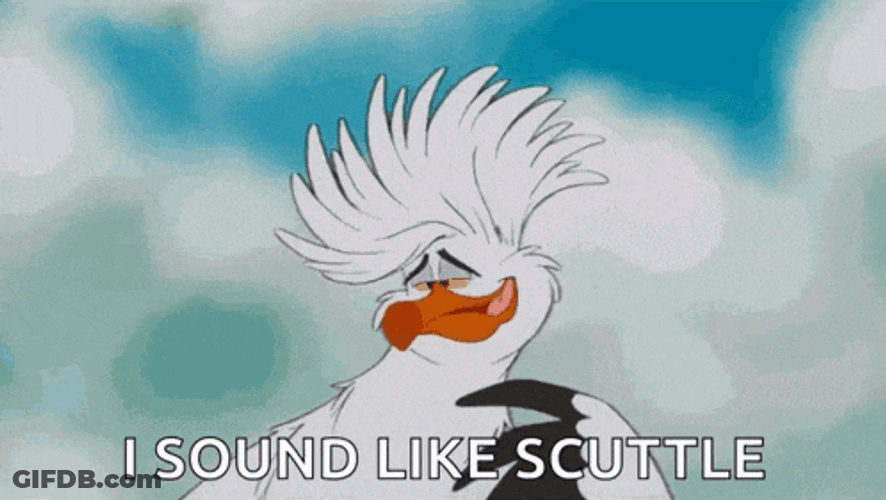The Little Mermaid Scuttle GIF