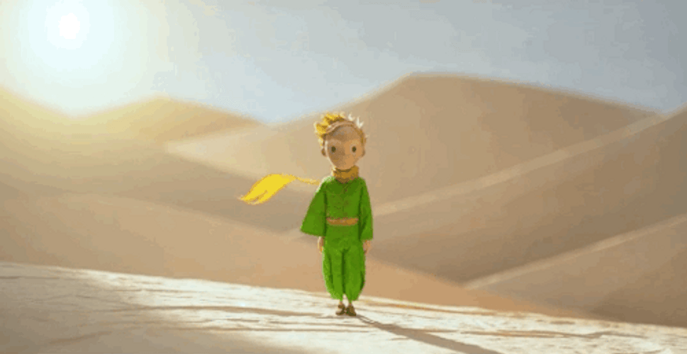 The Little Prince In Desert GIF