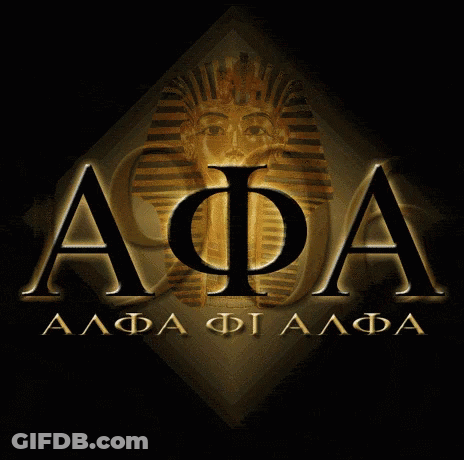 The Logo For Alpha Phi Alpha Fraternity Inc. GIF