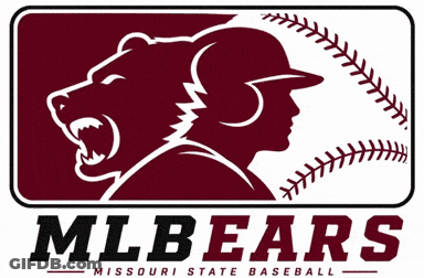 The Logo For The Missouri State Baseball Team GIF