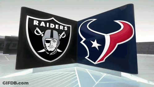 The Logo For The Raiders And The Texans Is Shown GIF