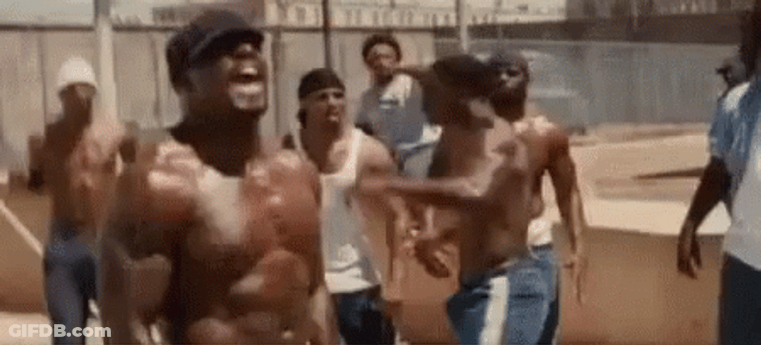 The Longest Yard Cheeseburger Eddy Screaming GIF