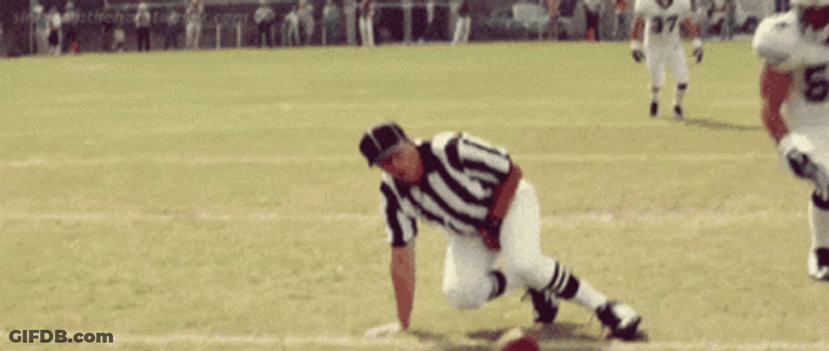 The Longest Yard Football Hitting Referee GIF