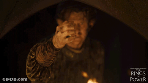 The Lord Of The Rings The Rings Of Power Poster GIF