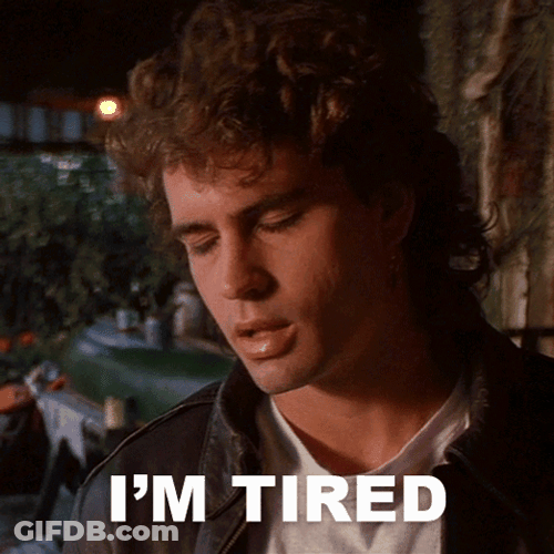 The Lost Boys I'm Tired GIF