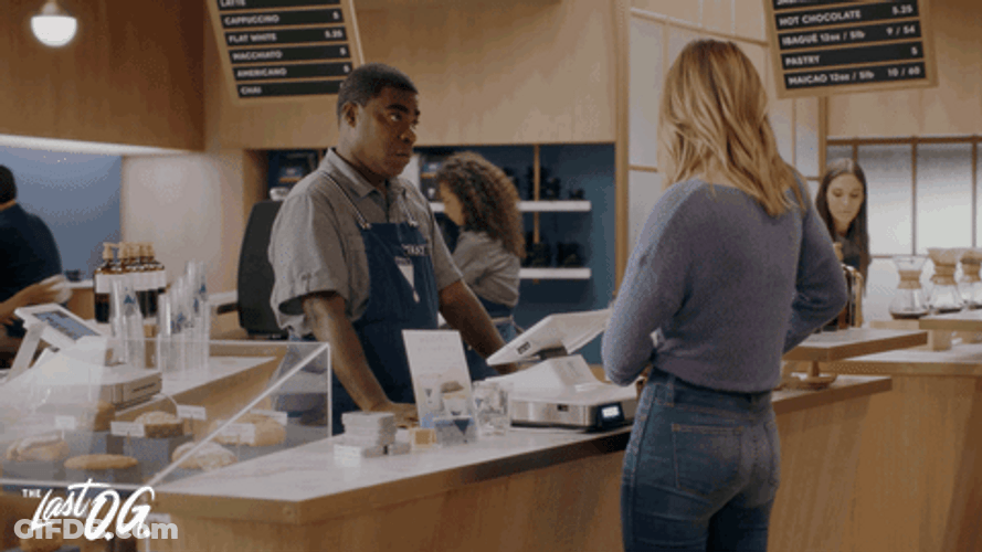 The Lost OG Tracy Morgan Surprised Customer Service GIF