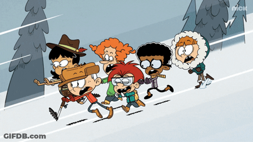 The Loud House Avalanche GIF