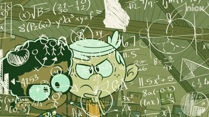 The Loud House Chalk Drawing GIF