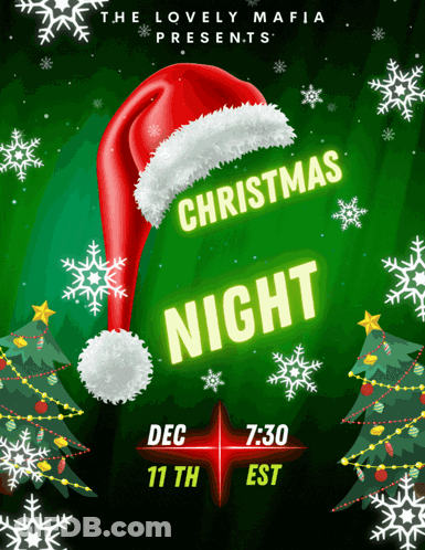 The Lovely Mafia Presents A Christmas Night On Dec 11Th At 7:30 Est GIF