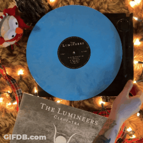 The Lumineers Spinning Vinyl GIF