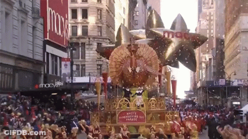 The Macy 'S Thanksgiving Day Parade Is Being Shown Live GIF
