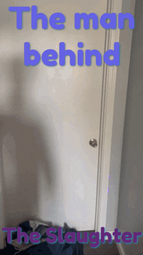 The Man Behind The Slaughter Purple Guy GIF
