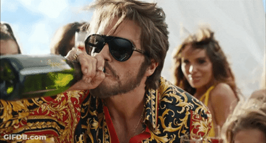 The Man Taylor Swift Drinking Party Time GIF
