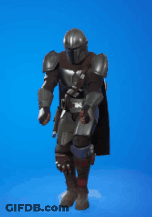 The Mandalorian Fortnite Griddy GIF