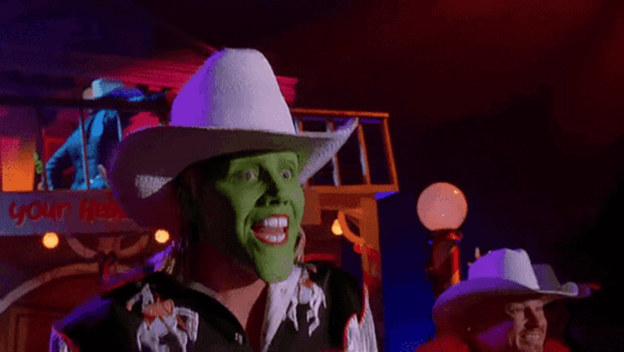 The Mask Enjoying The Horse Event GIF