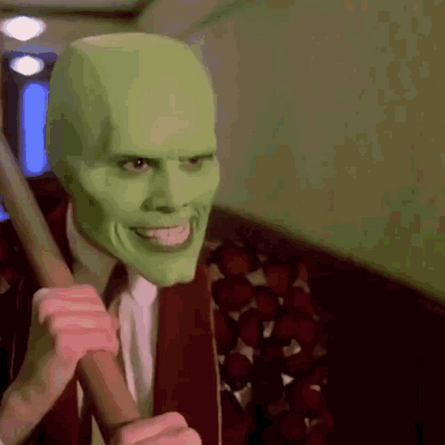 The Mask Googly Eyes Funny Reaction GIF