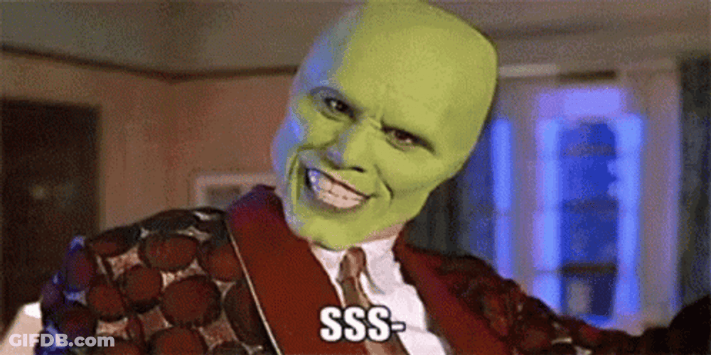The Mask Gottem Smoking GIF