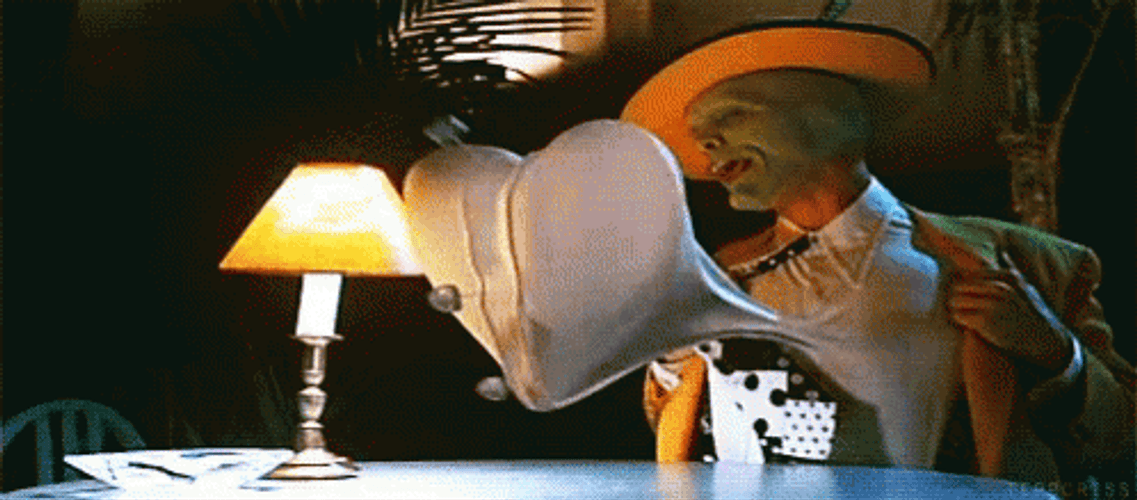 The Mask Guy Heartbeat GIF