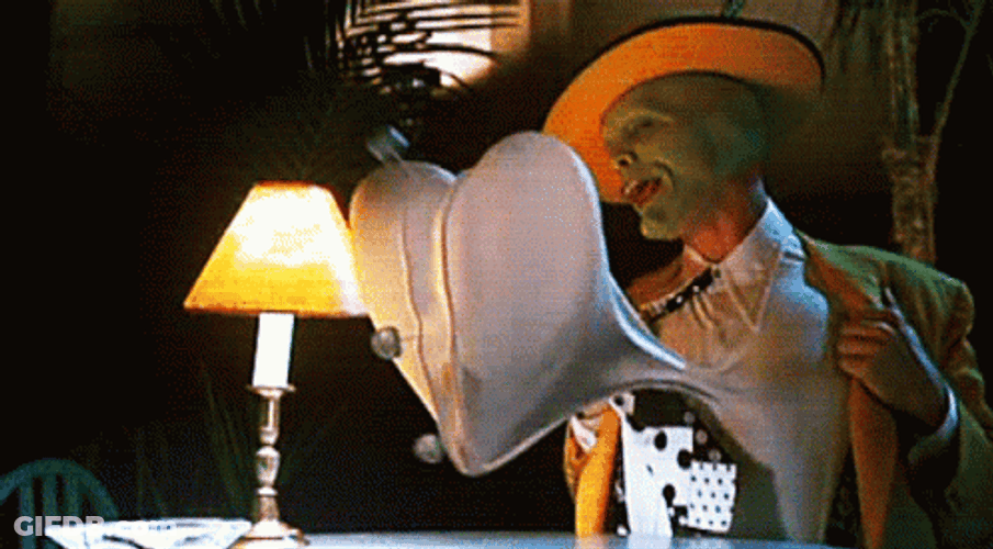 The Mask Heart Beating GIF
