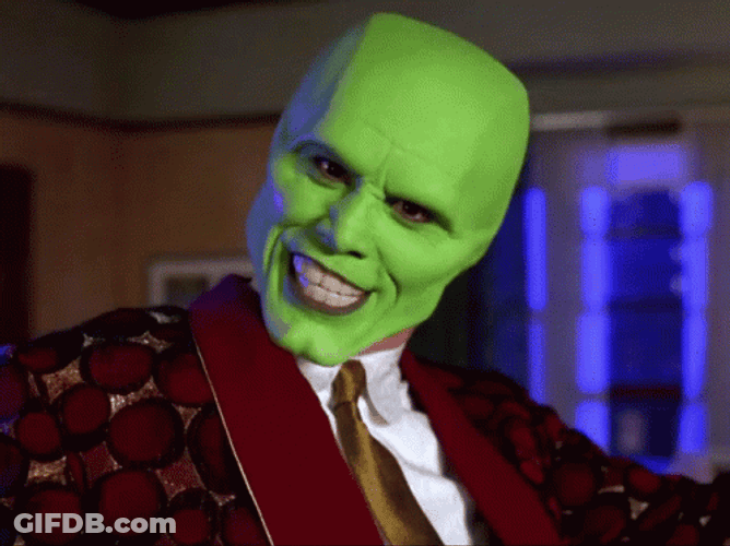 The Mask Says Smoking GIF