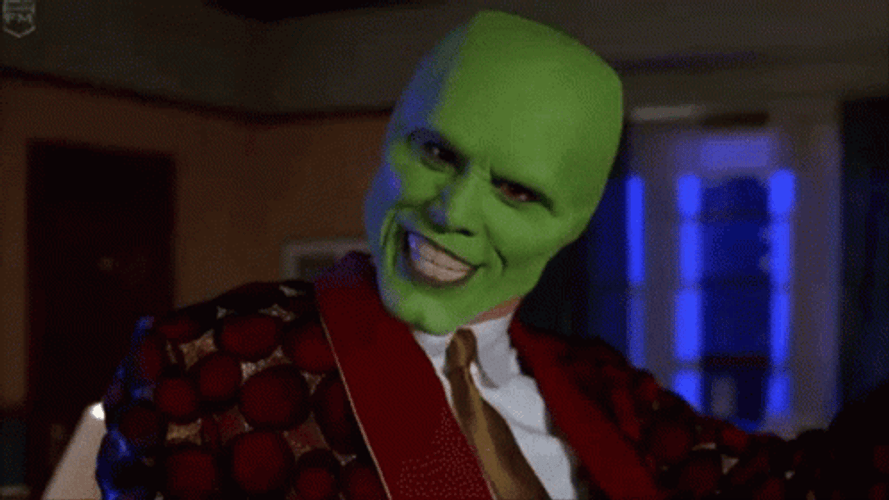 The Mask Smoking GIF