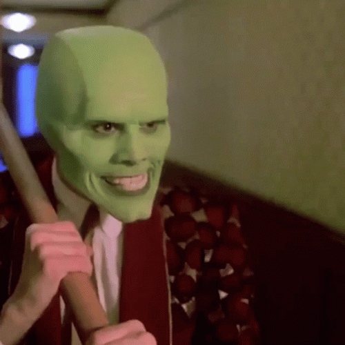 The Mask Sticking Out His Tongue GIF