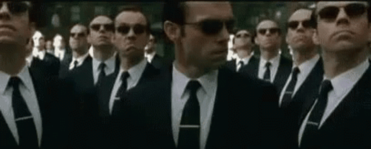 The Matrix Agent Smith Clone GIF