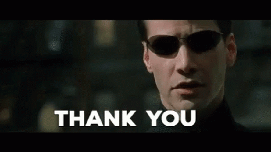 The Matrix Agent Smith Thank You GIF
