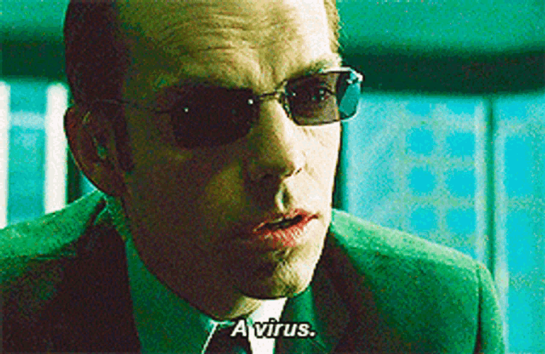 The Matrix Agent Smith Virus GIF