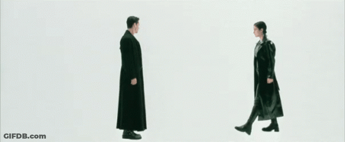 The Matrix Guns Flash GIF