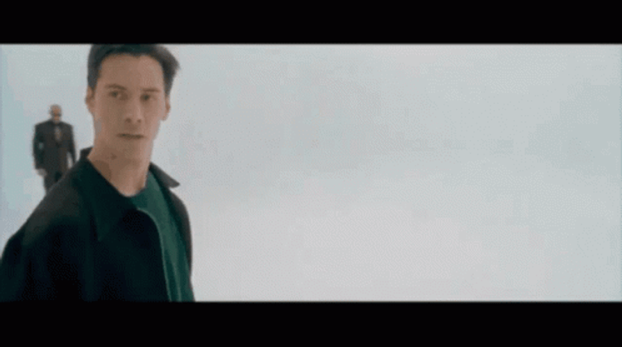 The Matrix Morpheus Showing Neo The Construct GIF