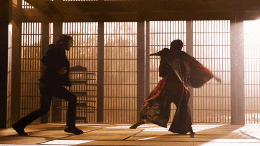The Matrix Resurrection Kung Fu Fighting Meme GIF