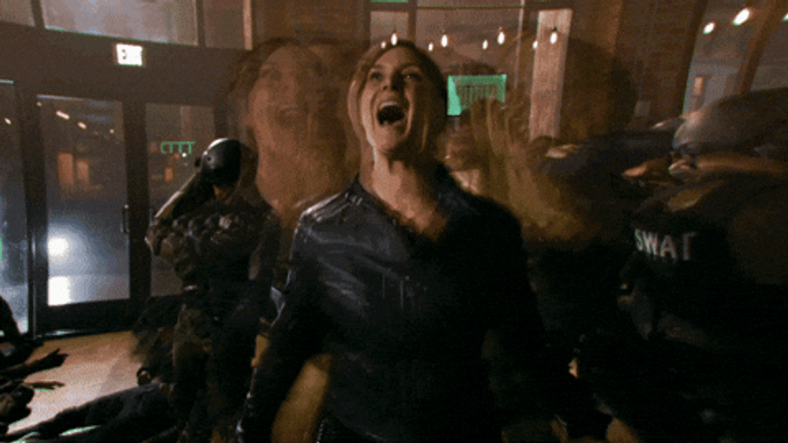 The Matrix Resurrection Trinity Screaming Meme GIF