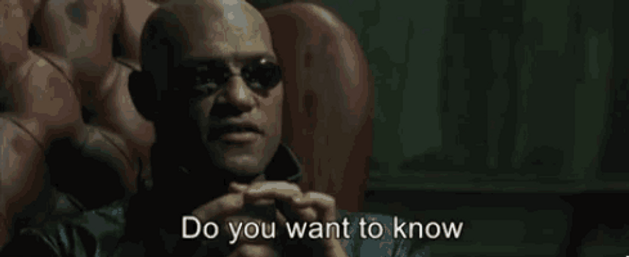 The Matrix What It Is Morpheus GIF