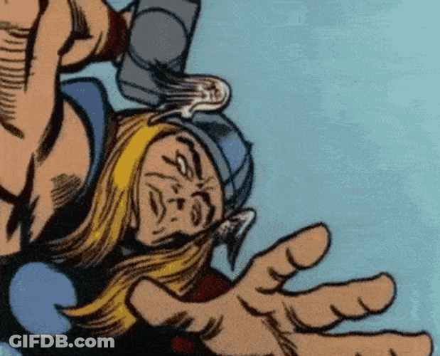 The Mighty Thor Marvel Superheroes 1966 GIF