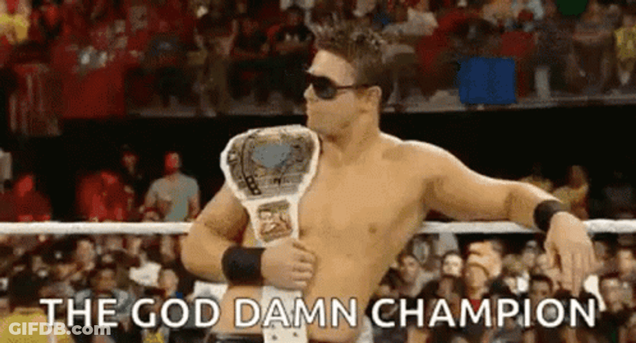 The Miz Champion GIF
