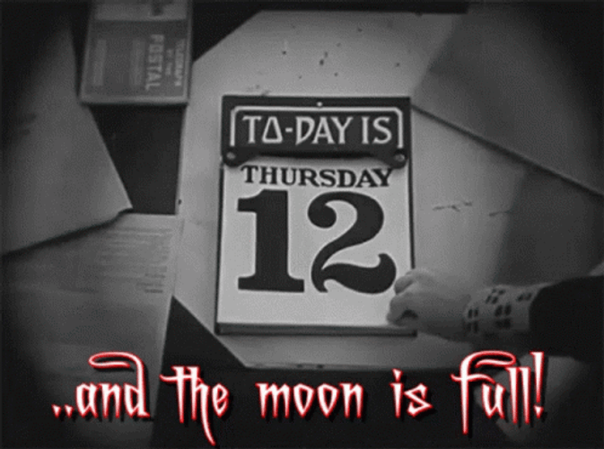 The Moon Is Full Friday The 13Th Meme GIF