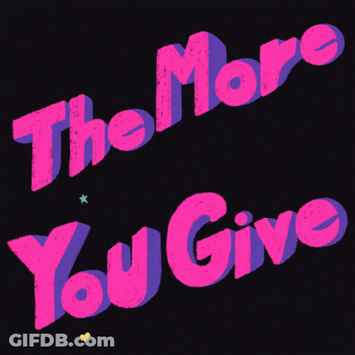 The More Giving Tuesday GIF