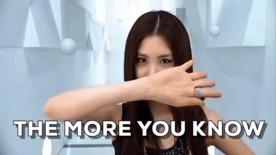 The More You Know Fancy Hand GIF