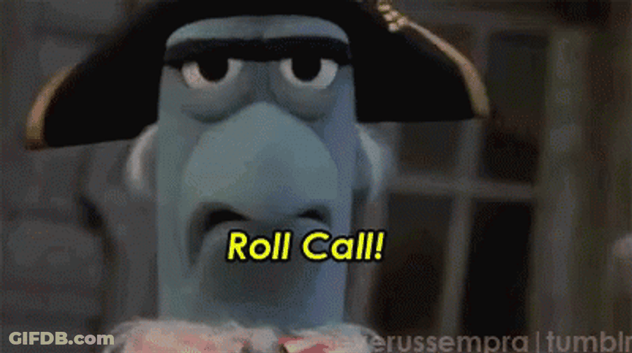The Muffets Roll Call GIF