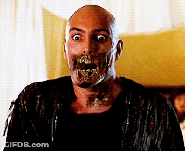 The Mummy Arnold Vosloo Surprise Face GIF
